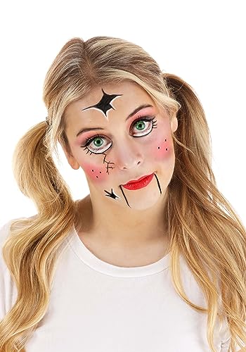 Fun Costumes - Creepy Doll Makeup Costume Kit | Makeup Standard