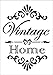 Produktbild Viva Decor Vintage Home Schablone, A4, weiß