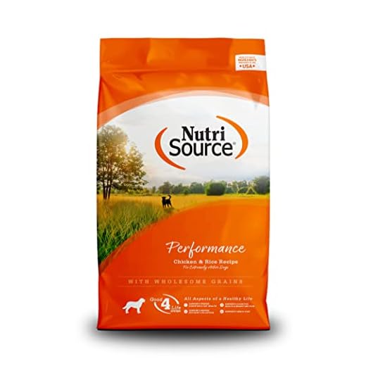 NutriSource Performance Dog Food, Made with Chicken and Rice, with Wholesome Grains, 40LB, Dry Dog Food