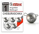 FANATIK Cheburashka Bleikugel Gewicht Jig Jigkopf Bleikopf Angelnblei Zander Grundblei Bleie Angelset Bleikugel für Gummifische Gummiköder Wechselblei 1g - 75g (1 Gramm - 5 Stück, Silber - 070)