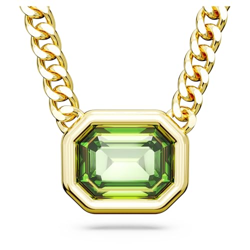 Pendentif Swarovski Millenia en cristal de taille octogone avec collier ras de cou