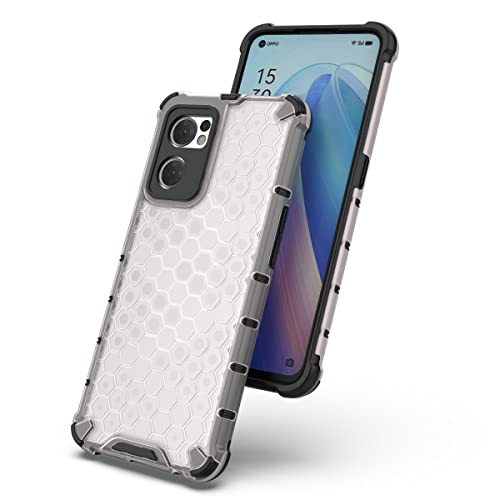 Image of Glasgow Back Case Cover Designed for Oppo Reno7 5G - Transparent