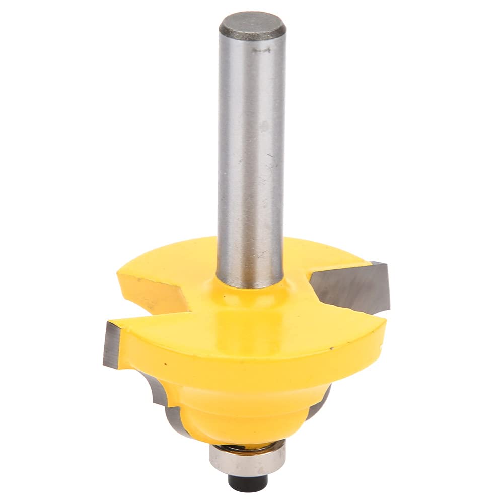 Double Roman Ogee Router Bit, bit de enrutador de carburo, broca de enrutador de molinería anti sobrino, broca de enrutador de doble romano para la línea de madera, línea (8*38.1 mm)