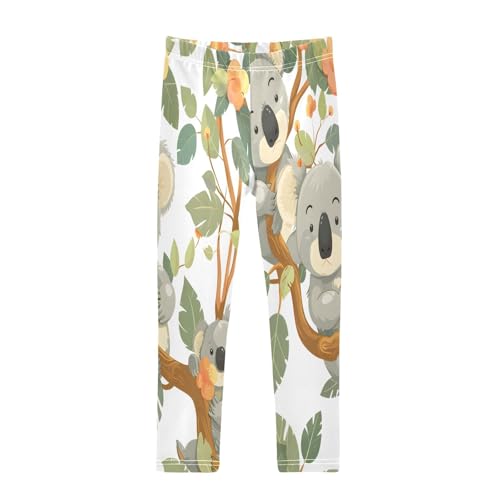 Toddler Girls Leggings Printed Yoga Pants Leggings Tree Koala for Kids