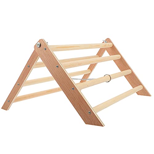 Balacoo Perchoir de Poulet Bois Stand Se Percher Bar Parrot Oiseau Stand Rack Poulet Pet Jouet Cadre Titulaire pour Les Poules Oiseau Perroquet Poules Ara Brun