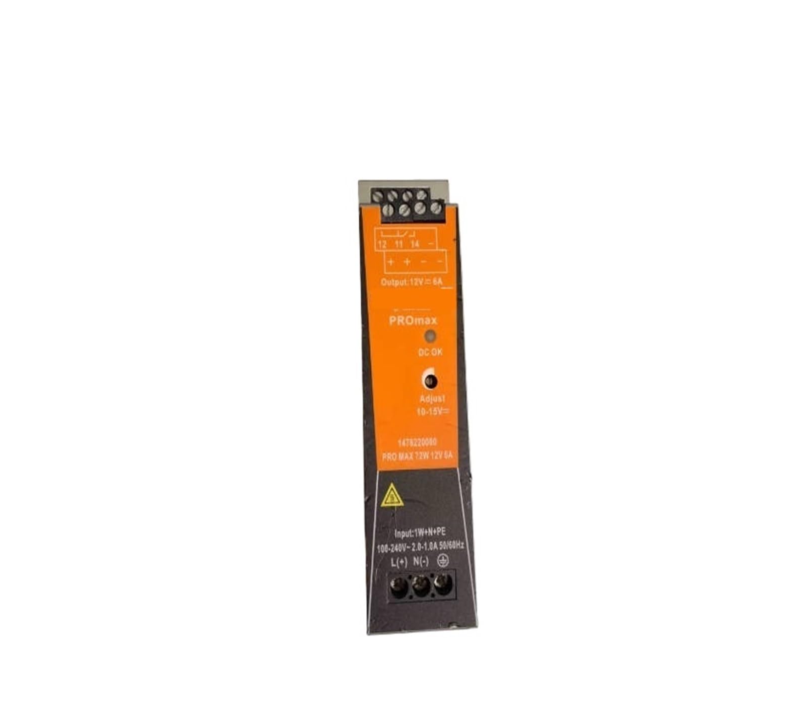 Alimentation 1478220000 Pro Max évitez les coupures de courant 12V 6A 72W