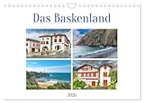 Das Baskenland (Wandkalender 2026 DIN A4 quer), CALVENDO Monatskalender: Das Baskenland besticht durch seine reiche Geschichte, einzigartige Kultur ... und wunderschönen Küsten. (CALVENDO Orte)