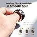 YKAIFZON Magnetic Fidget Ring for Adults - Valentine's Day Gift with Clicking Sounds | DIY Spinner Ring for Stress, Anxiety, ADHD Relief | Stainless Steel, Aluminum Alloy & Copper EDC Sensory Toy