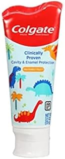 Kids Dinosaur Colgate Toothpaste Mild Bubble Fruit Clinically Proven Cavity Protection