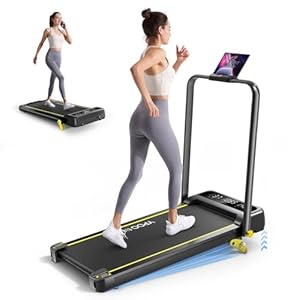 YPOO Laufbänder für Zuhause mit Steigung Klappbar, Walking pad Max Belastung 140 kg, 2.5HP leises Treadmill für Zuhause & Büro, Under Desk Laufband Schreibtisch mit Fernbedienung und App