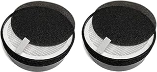 Nispira True HEPA H13 Air Filter Replacement Compatible with hOmeLabs Compact Air Purifier HME020248N with Night Light Office Bedroom, 2 Units