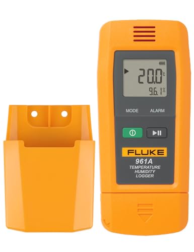 Image of Fluke 961A Temperature Humidity Data Logger FDA Complaint USB Connection 32000 Points Record Capacity -30.0C to 70.0C IP65 Refrigerator Thermometer for Vaccine RH Monitor Freezer Cold Storage (1Pcs)