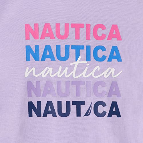 Nautica Girls Pajama Pants And Short Sleeve Sleep Shirt Sets | 2 Piece Top And Bottom Sleepwear For Kids Pajamas For Girls #TOP1