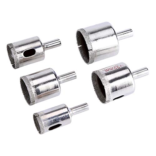 Set de 5 brocas diamantadas para vidrio y mármol miniatura 4