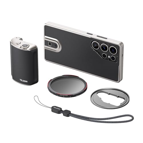 Kit de fotografía para cámara de teléfono TELESIN Fun Shot con grip para Samsung S25 Ultra