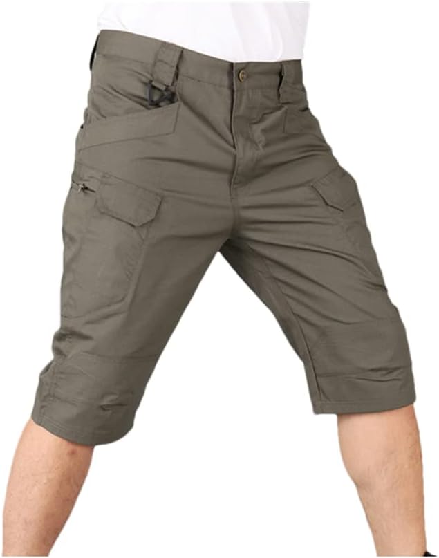 Disimlarl Men Shorts Hiking Urban Outdoor Cargo Shorts Ripstop Casual Multi-Pockets Short