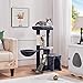 Topeakmart Cat Tree Cat Tower for Indoor Cats, 34.5in Cute Cat Tree Activity Center with Condo & Scratching Post, Multi-Level Cat Climbing Tower Play House w/Large Perch, Platform, Basket for Kitten