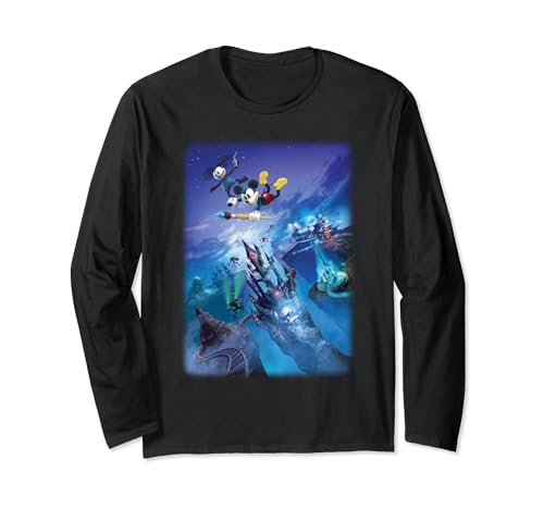 T-shirt Epic Mickey manches longues style streetwear pour gamer