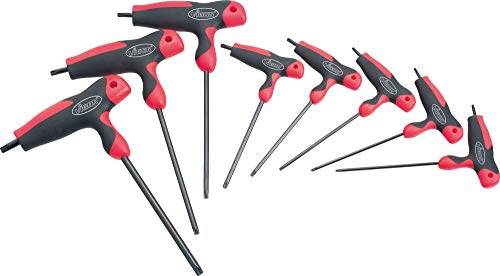Jeu de 8 tournevis Torx Vigor V1410 à poignée en T avec support
