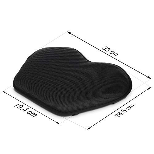 Gel Sitzkissen L für Yamaha XJ 900 S Diversion schwarz
