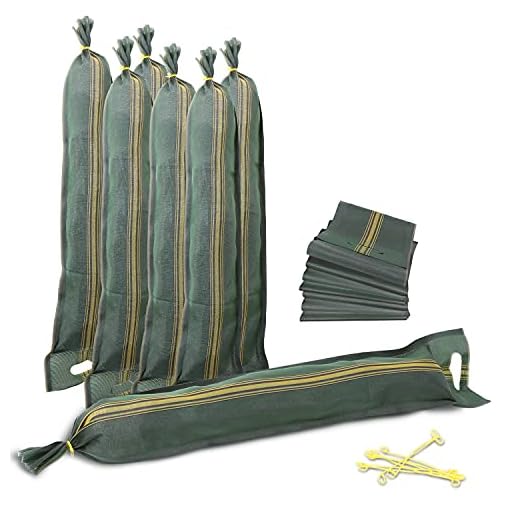 TK THERMALKING 20x Sandsäcke - Sandsack Hochwasserschutz – Silosandsäcke ungefüllt – Silosäcke Wassersperre Hochwasser (25 x 100 cm)