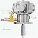 Power Mixer Pneumatic Agitator Clamp-On Drum Agitator Industrial-Grade Pneumatic Shaker Paint Stirring Tool，Pneumatic Mixer,Pneumatic Paint Shaker, Manual Air Shaker with Lifting Holder, Mix