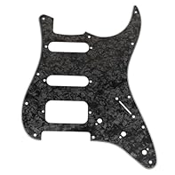 Only fits Squier Sonic Strat HSS electric guitar. If the design of your pickguard varies (country of origin, manufactured date, non-Squier manufactured) from that pictured, you may be required to modify pickguard or guitar for a good fitting. While m...