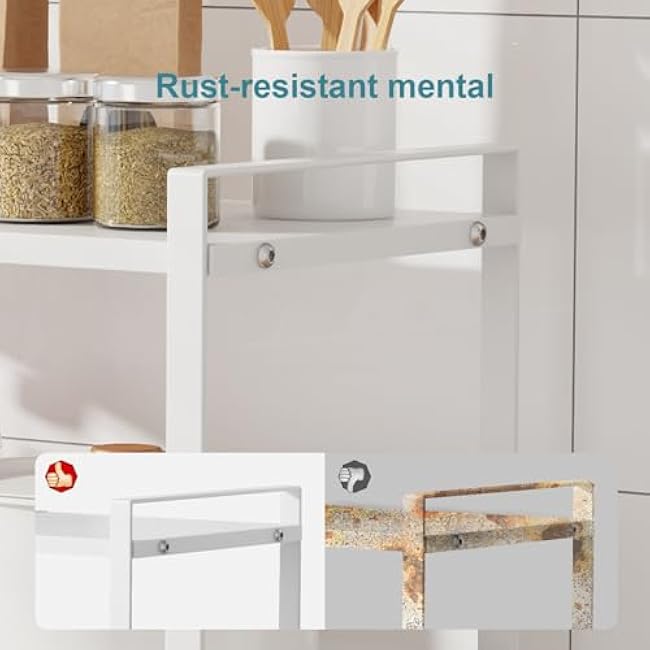 Cabinet Shelf Expandable Cupboard Under Sink Countertop Organizer Riser Rack for Kitchen Pantry Home Organization Extra Storage Space Saver Heavy Duty