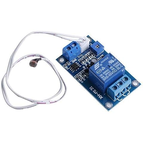 ARCELI Interruptor de Control de luz con Sensor de detección fotorresistor XH-M13 Cover