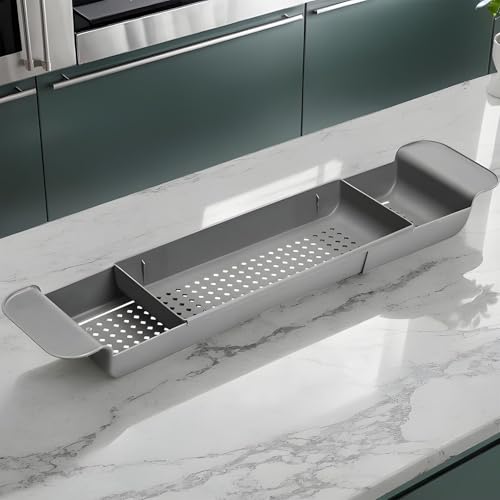 Plateau de bain extensible pour sécuriser vos lunettes et accessoires sans risque - 4