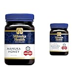 Manuka Health - Manuka Honig MGO 400+, 100% Pur aus Neuseeland mit zertifiziertem Methylglyoxal Gehalt,500g(1er Pack) & Manuka Health aktiver Manuka-Honig MGO 100+, 1er Pack (1 x 500 g), 41984