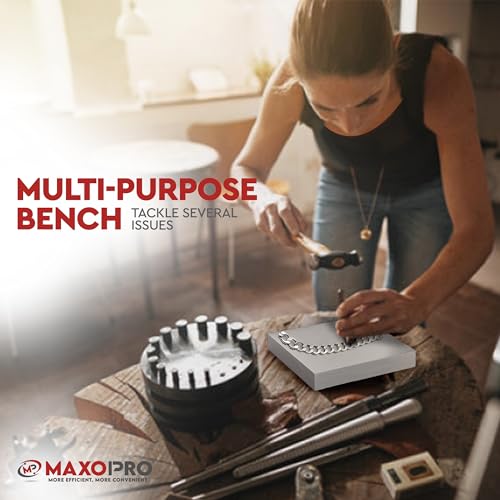 MaxoPro Bloco De Bancada De Aço 4
