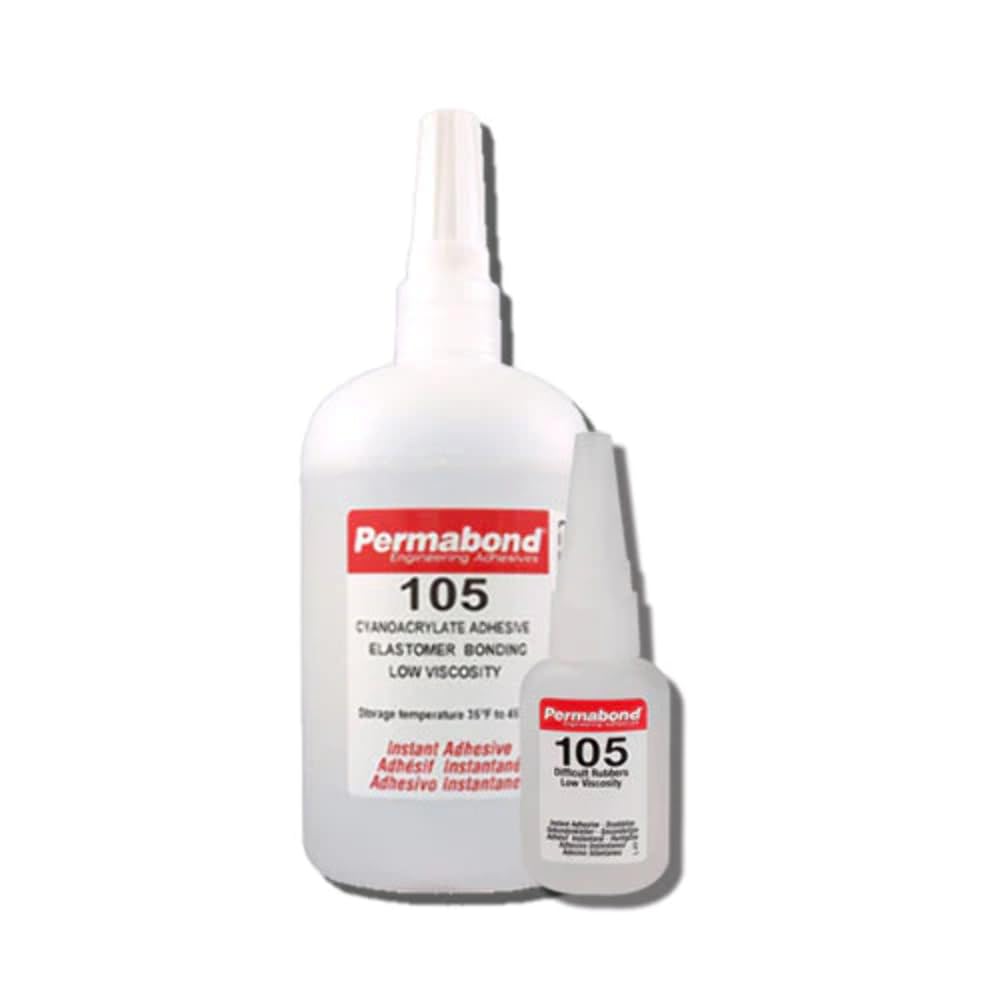 Fonowt Permabond 105 (1oz Bottle) Instant Adhesive-for Difficult Plastics & Rubbers (Like EPDM)