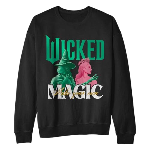 Isaac Morris Limited Wicked The Movie Make Your Own Magic Adult and Kids Crewneck Sweater2