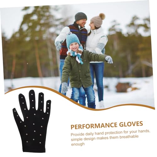 1 Pair Padded Figure Skating Gloves for Performance Stage Decorative Skating Gloves for Practice and Competition3