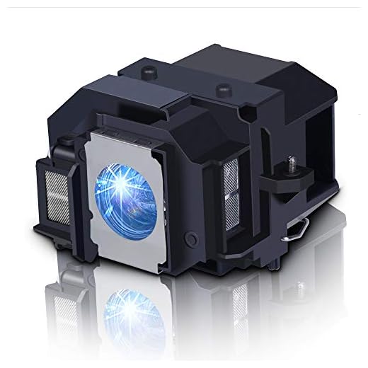SunnyPro Lâmpada de projetor ELPLP58 V13H010L58 para Epson Powerlite HC 705HD Powerlite Apresentador Powerlite S10+ Powerlite S7 Powerlite S8 Powerlite S8+ Powerlite S9 Powerlite W7 Powerlite X9