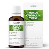 Weleda Calendula Estratto, soluzione alcolica per uso esterno dall'azione emolliente, lenitiva e rinfrescante, per favorire la fisiologica funzionalità della cute (1X100 ml)