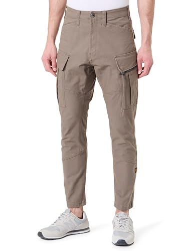 G STAR 8719965012981 Pantalones Cargo Ajustados 2.0 con Cremallera y Bolsillo 3D, Marrón (Turf D24307 e172 273), 33W / 30L