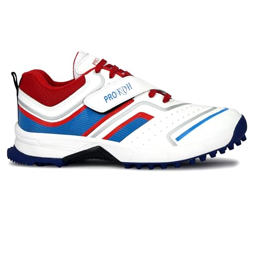 Image of PRO KVH Plus 2.0 Cricket Shoes for Men's - Fast Strap Rubber Spikes, Lightweight,Performance, Comfort, and Durability Shoe for All-Round Performance