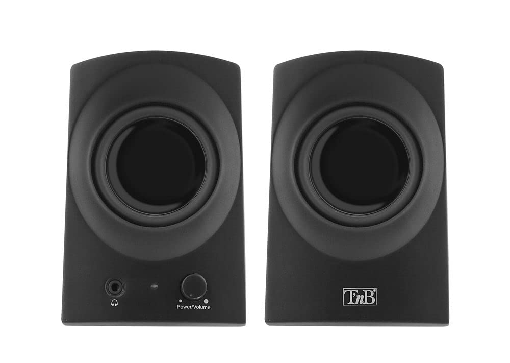 T'nB HPARK20BK ARK Series 2.0 - Altoparlante per PC e Apple Mac, colore: Nero