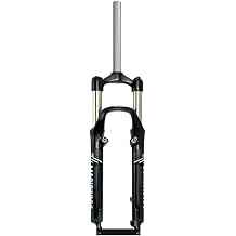 26" Mountain Bike Aluminum Alloy Front Fork, Dual Purpose Disc Brake and V Brake Front Suspension, Shock Absorption Fork, Suitable for 28.6mm Riser, Mountain Bike