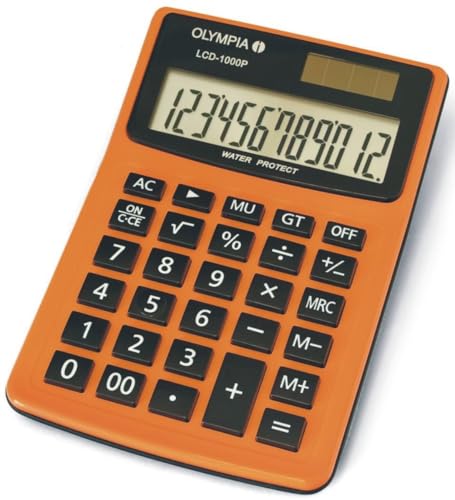 Olympia Taschenrechner LCD 1110, grau-silber