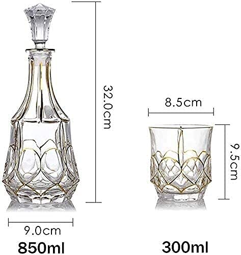 Karafset Whiskykaraf Wijnkaraf 7-Delige Tuimelaarglazen Whiskykaraf Tumblers Karaffen Whiskyglassets Karafkaraf Alcohol… - Afbeelding 3