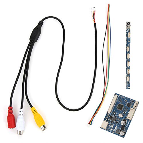Driver Board, AV Driver Module, Single Driver Board Module 50-Pin 2-Channel AV Signal Input for 7/9 / 10.1 Inch LCD Scre