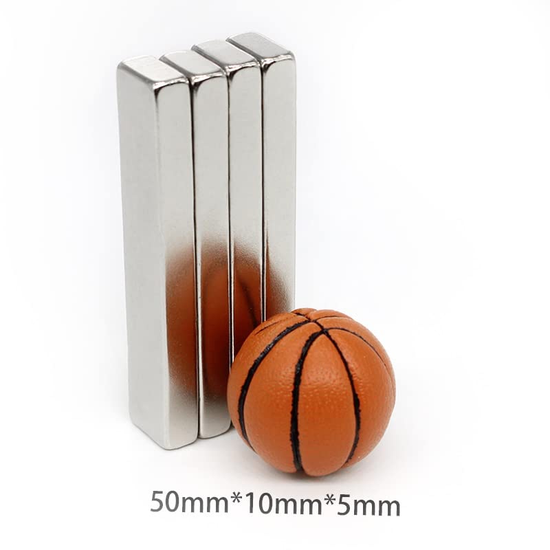1/2/5/10/15/20PCS 50x10x5mm Thick Block Rare Earth Quadrate Neodymium 50x10x5 Permanent NdFeB 50 * 10 * 5 Magnets(2PCS)