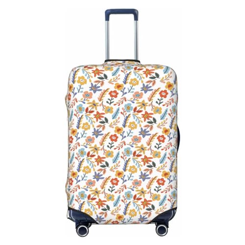 Luggage Covers - Suitcase Cover - Suitcase Covers For Luggage - Luggage Cover Protector Retro Floral B