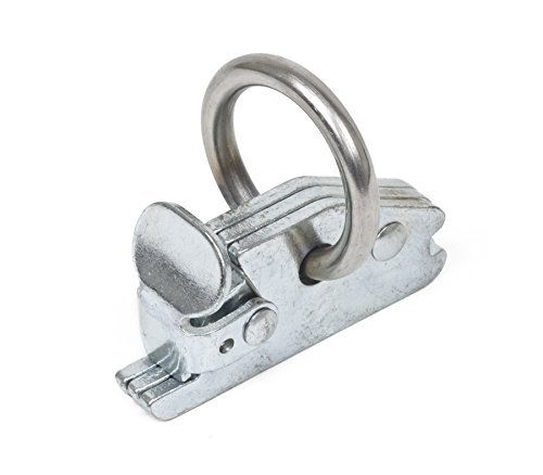 Powertye E-Track O-Ring Fittings - Heavy-Duty 1.5In Diameter O-Ring - 2,000 Lb Working Load Limit / 6,000 Lb. Breaking Strength - 6-Pack #TOP1