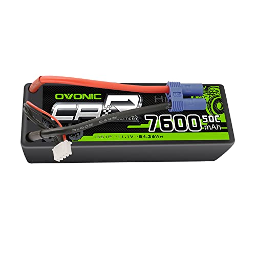 OVONIC 3S 11.1V 7600mAh 50C Lipo Battery EC5 RC Vehicles