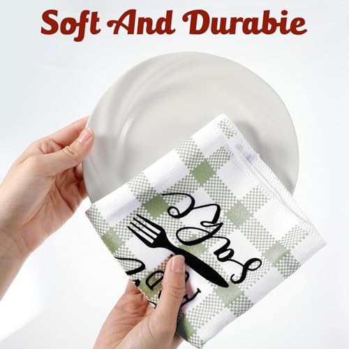 Ptwola 3 Pcs Funny Kitchen Dish Towel Absorbent Quick Dry Cloth Dishcloths Dish Tea Towels Reusable Bar Cleaning Dishcloths Decor for Bathroom Home Cooking Baking Decoration Housewarming Supplies - Cosy Home Interiors Ptwola 3 Pcs Funny Kitchen Dish Towel Absorbent Quick Dry Cloth Dishcloths Dish Tea Towels Reusable Bar Cleaning Dishcloths Decor for Bathroom Home Cooking Baking Decoration Housewarming Supplies - Image 3