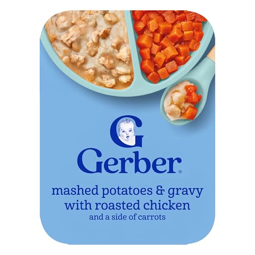 Gerber Graduates Lil Entrees Mashed Potatoes & Gravy with Roasted Chicken & Carrots 6.6-Ounce (Pack of 8)